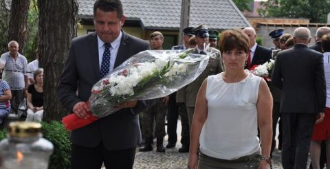 Wójt Gminy Hajnówka – Lucyna Smoktunowicz i Przewodniczący Rady Gminy Jarosław Kot